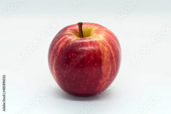 Obraz red apple on white background