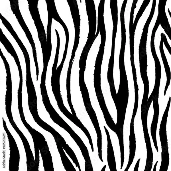 Fototapeta Zebra seamless pattern vector