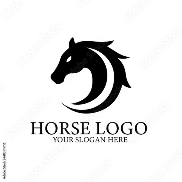 Obraz horse logo vector