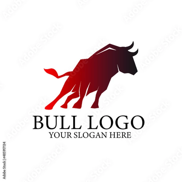 Obraz Bull logo vector