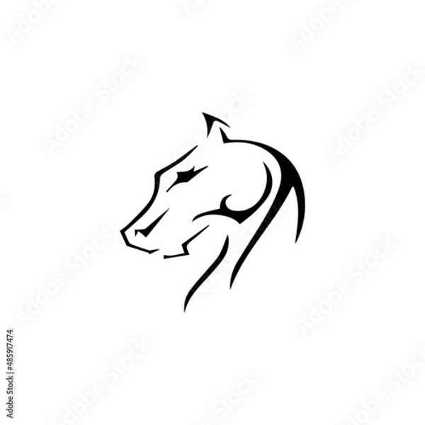 Obraz horse  head icon