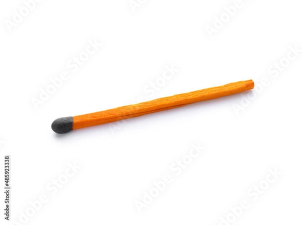 Fototapeta New matchstick on white background