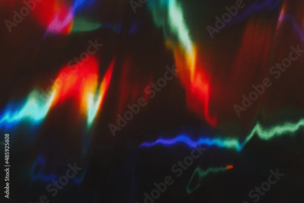 Obraz Wavy Prismatic Reflections Texture