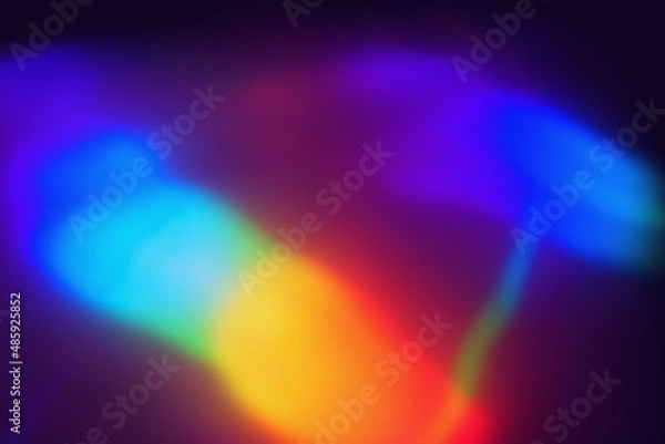 Obraz Abstract Blurry Iridescent Light Leaks Texture