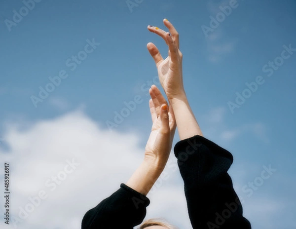 Obraz hands up to the sky