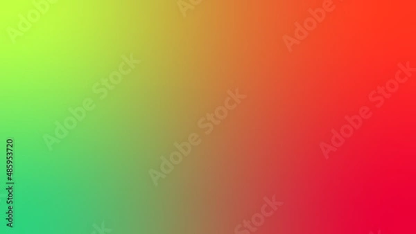 Obraz Banner yellow green orange ombre. Tropic empty background. Gradient abstract texture. Watercolor blurred illustration. Colorful defocused template. Landscape background