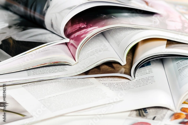 Obraz różne magazyny