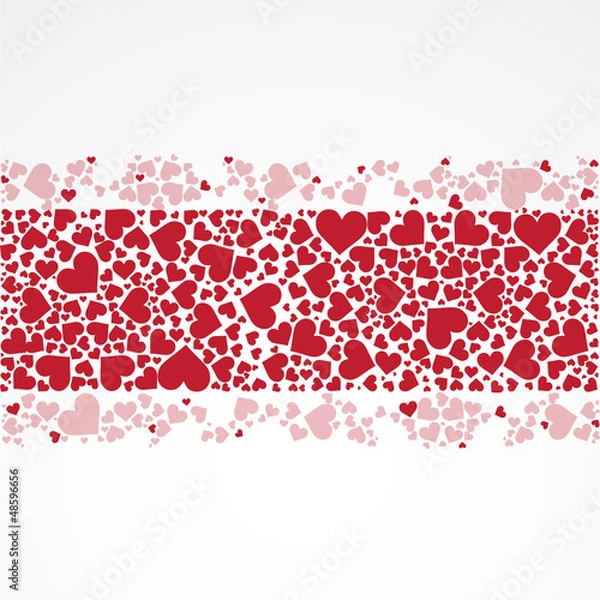 Fototapeta Valentine's day vector background.