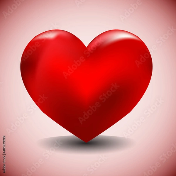 Obraz vector heart, valentine's day, love