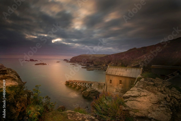 Obraz boat house Lizard peninsula cornwall