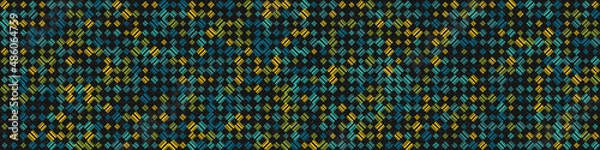 Fototapeta Abstract Geometric Pattern generative computational art illustration