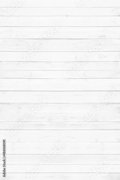 Fototapeta White gray wood color texture horizontal for background. Surface light clean of table top view. Natural patterns for design art work and interior or exterior. Grunge old white wood board wall pattern.