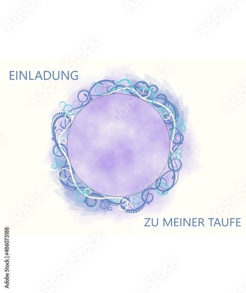 Obraz Einladung Taufe