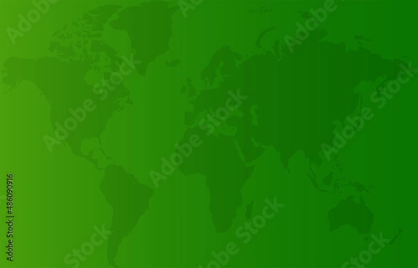 Obraz green background with map shadow