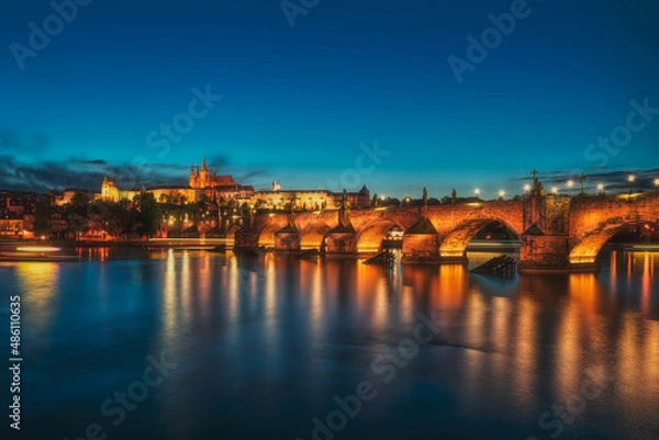 Obraz Prag bei Nacht