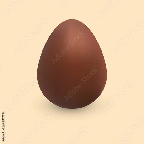 Obraz White egg.Egg background.Vector Illustration