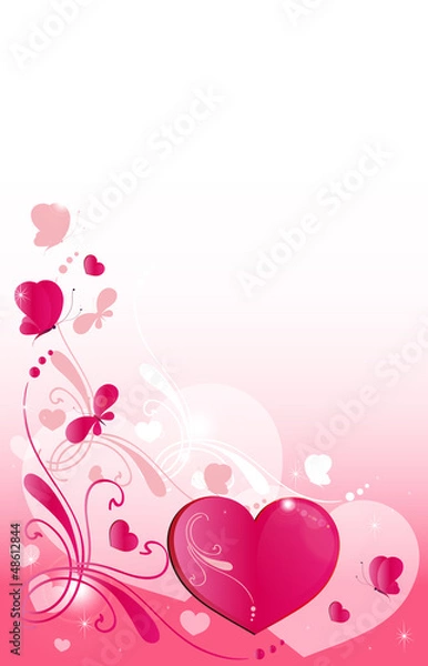 Fototapeta Heart background
