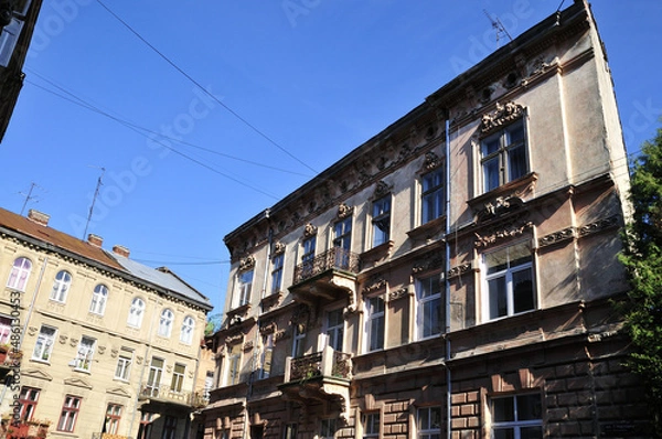 Obraz Architecture of the ancient city of Lviv