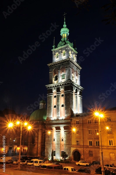 Obraz Architecture of the ancient city of Lviv