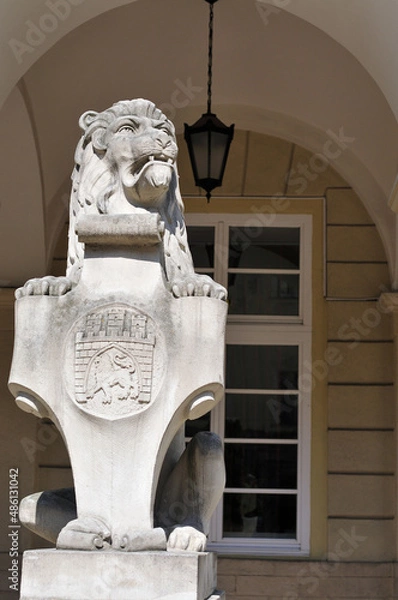 Obraz Architecture of the ancient city of Lviv