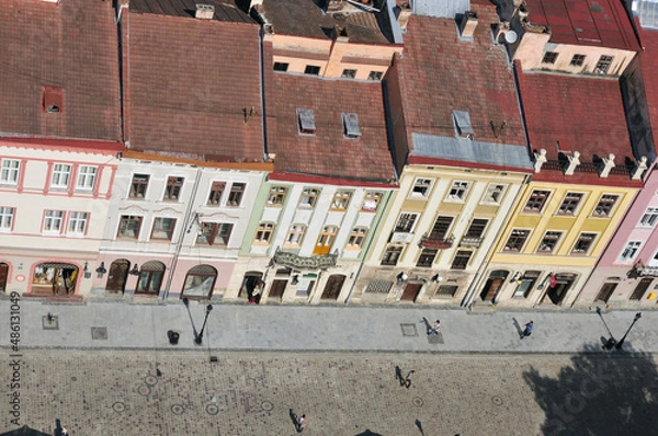 Obraz Architecture of the ancient city of Lviv