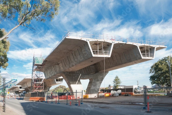 Obraz road under reconstruction