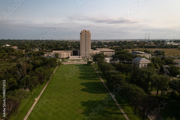 Obraz North Dakota state capitol building