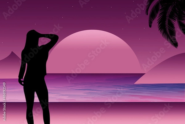 Fototapeta calm on the bay