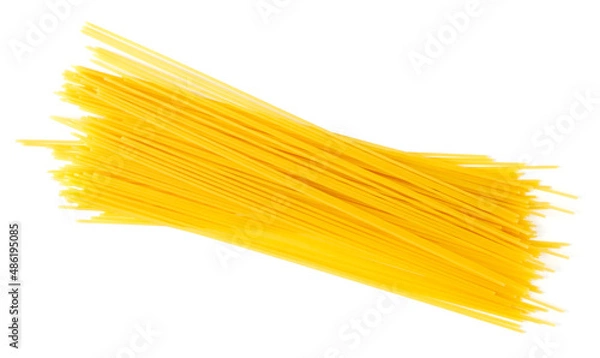 Obraz Spaghetti isolated on white