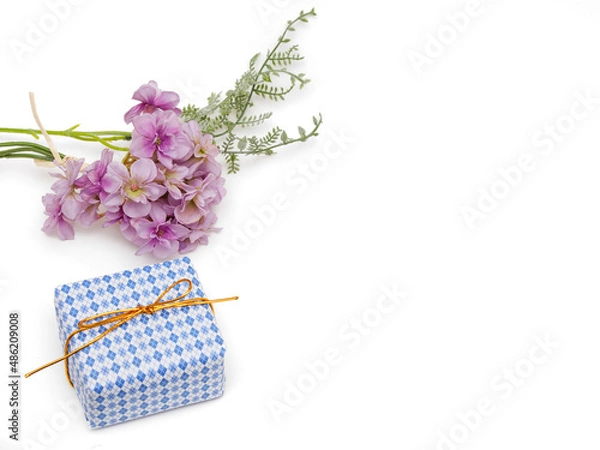 Obraz あじさいとギフトボックス