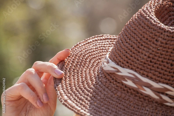 Obraz handmade brown cowboy hat