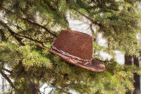 Obraz handmade brown cowboy hat