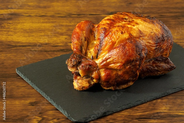 Obraz 美味しいグリルチキン｜ロティサリーチキン｜鶏｜クリスマス｜スペース
