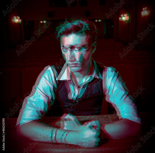 Obraz portrait effet 3d