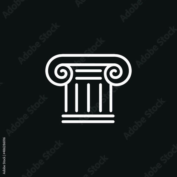 Fototapeta vector ancient capital logo