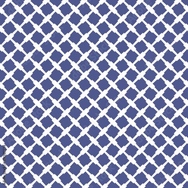 Obraz blue mosaic tiles seamless pattern