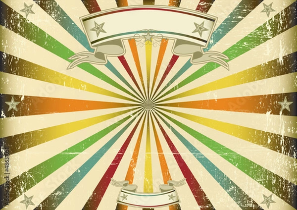 Obraz Screen multicolor vintage