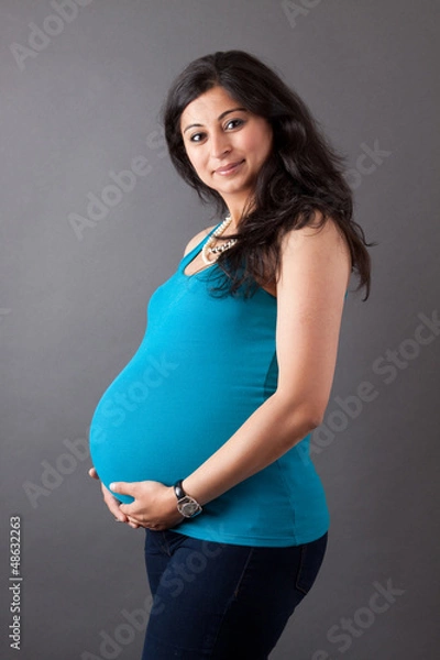 Obraz Pregnant East Indian Woman