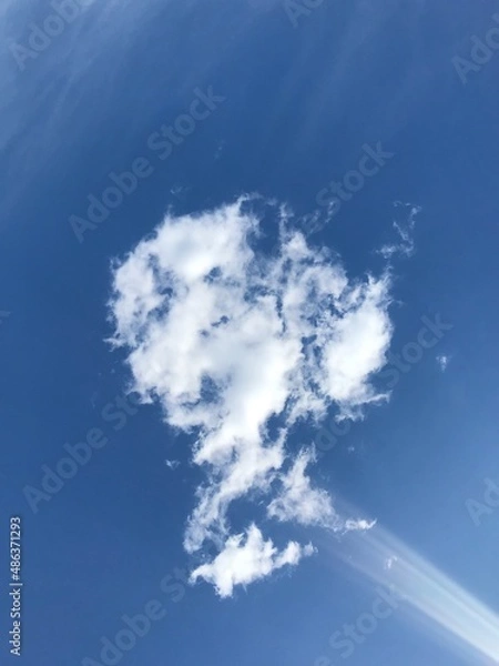 Obraz blue sky with clouds