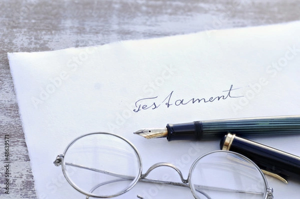 Fototapeta Testament