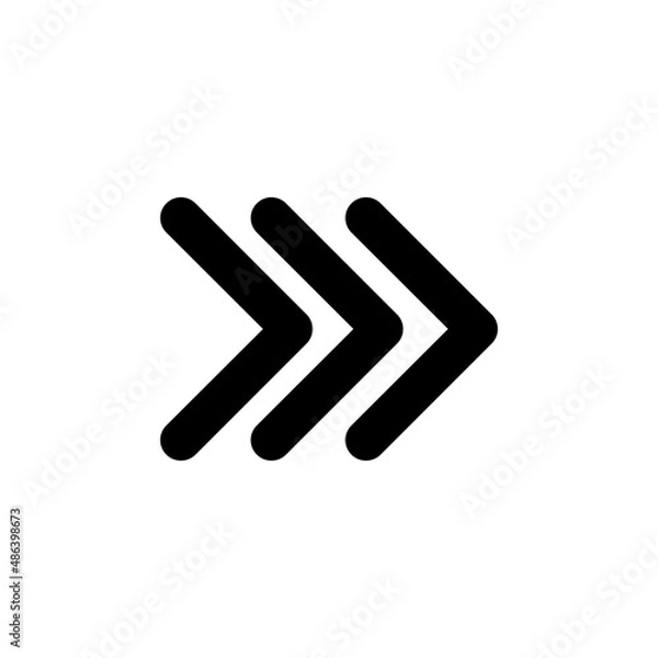 Obraz right icon - outline style