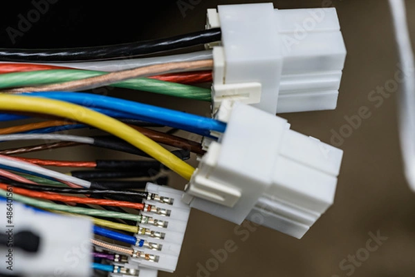 Fototapeta ケーブルハーネス・ワイヤーハーネス・電線加工