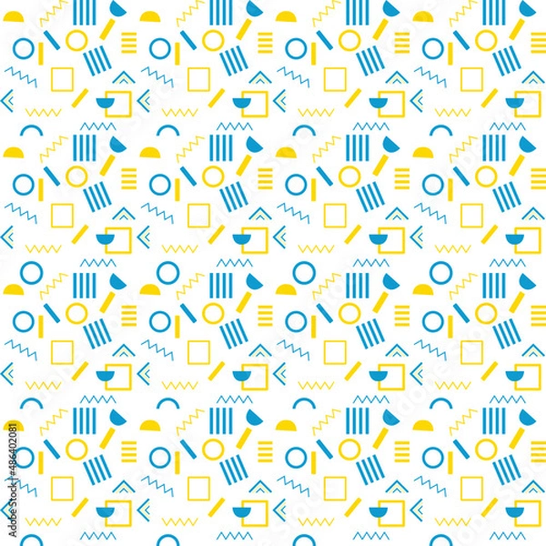 Fototapeta seamless pattern with symbols
