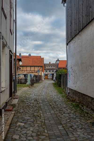 Fototapeta Strasse in Werningerode