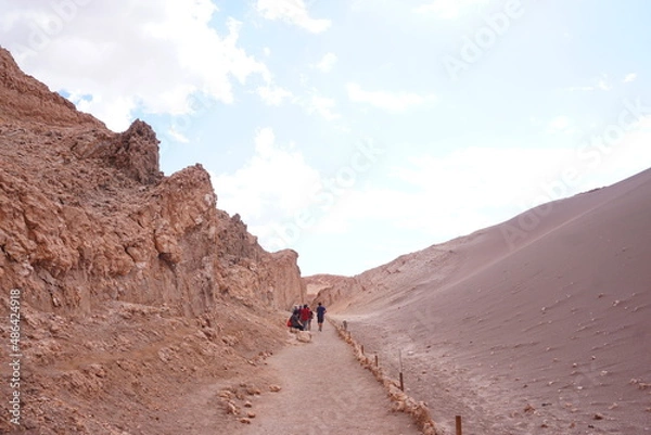 Fototapeta チリにあるアタカマ砂漠の月の谷
