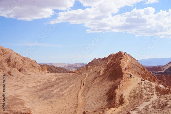 Fototapeta チリにあるアタカマ砂漠の月の谷