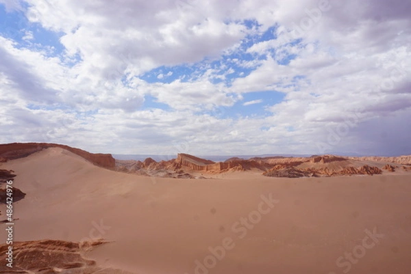 Fototapeta チリのアタカマ砂漠の月の谷