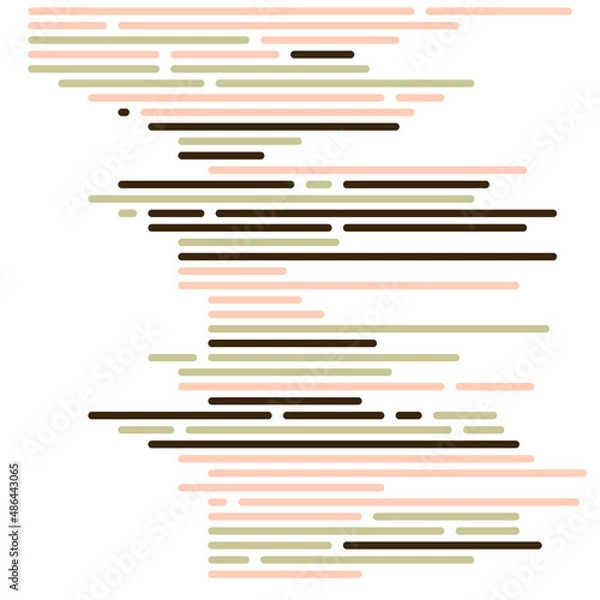 Obraz Code on screen vector illustration, flat cartoon coding lines simulation