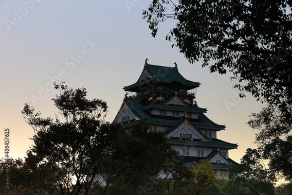 Obraz 大阪城　大阪　日本