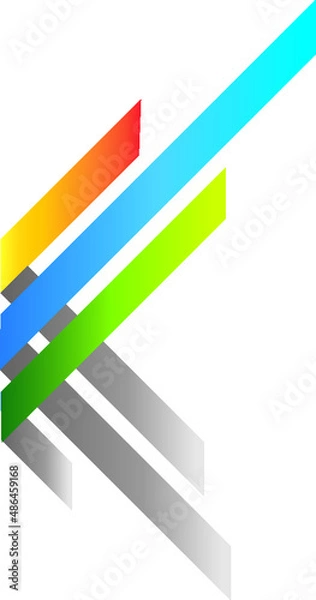 Obraz K letter logo design